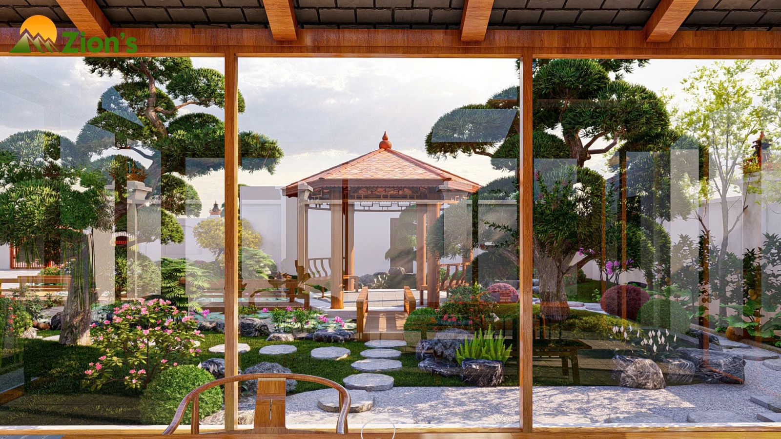 thiết kế sân vườn nhật bản tại bình dương - zion's landscape